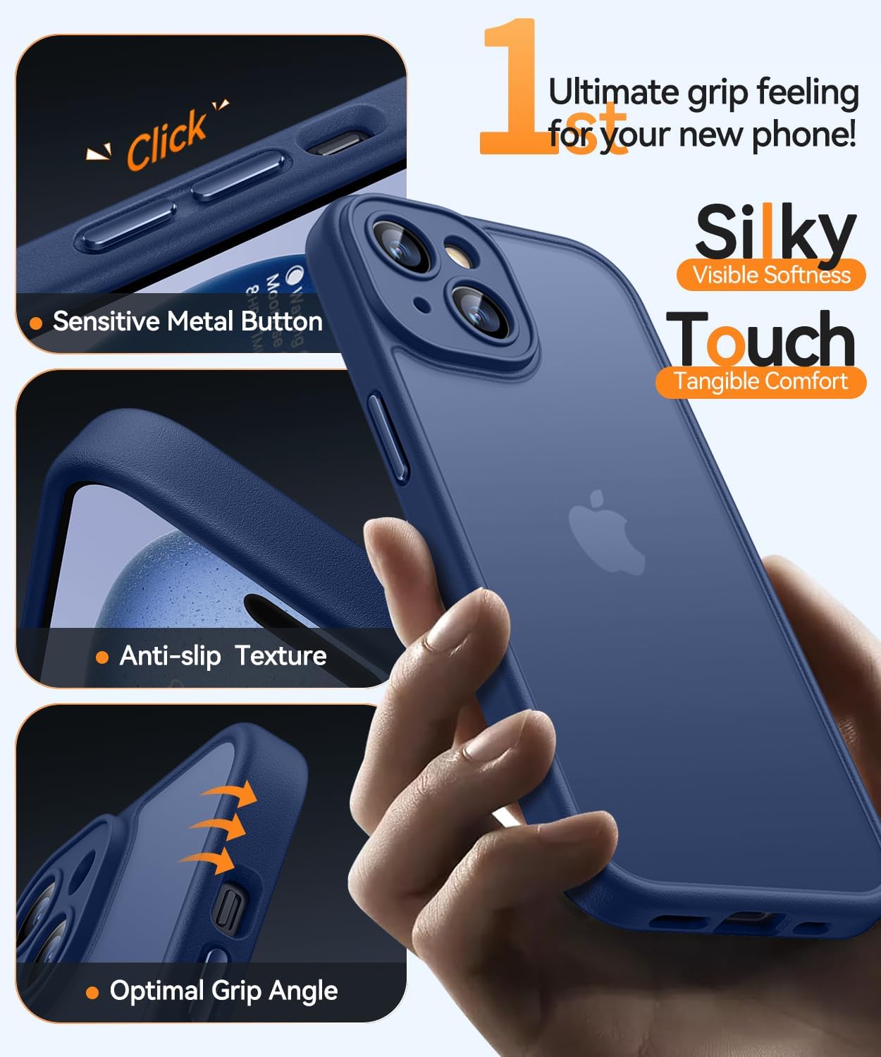 Detalle 2 de CANSHN Funda Mate iPhone 15 6,1"