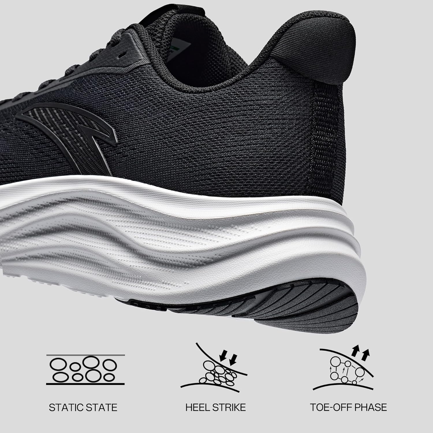 Detalle de ANTA Men’s Running Shoes Lightweight Cushioned Sneakers