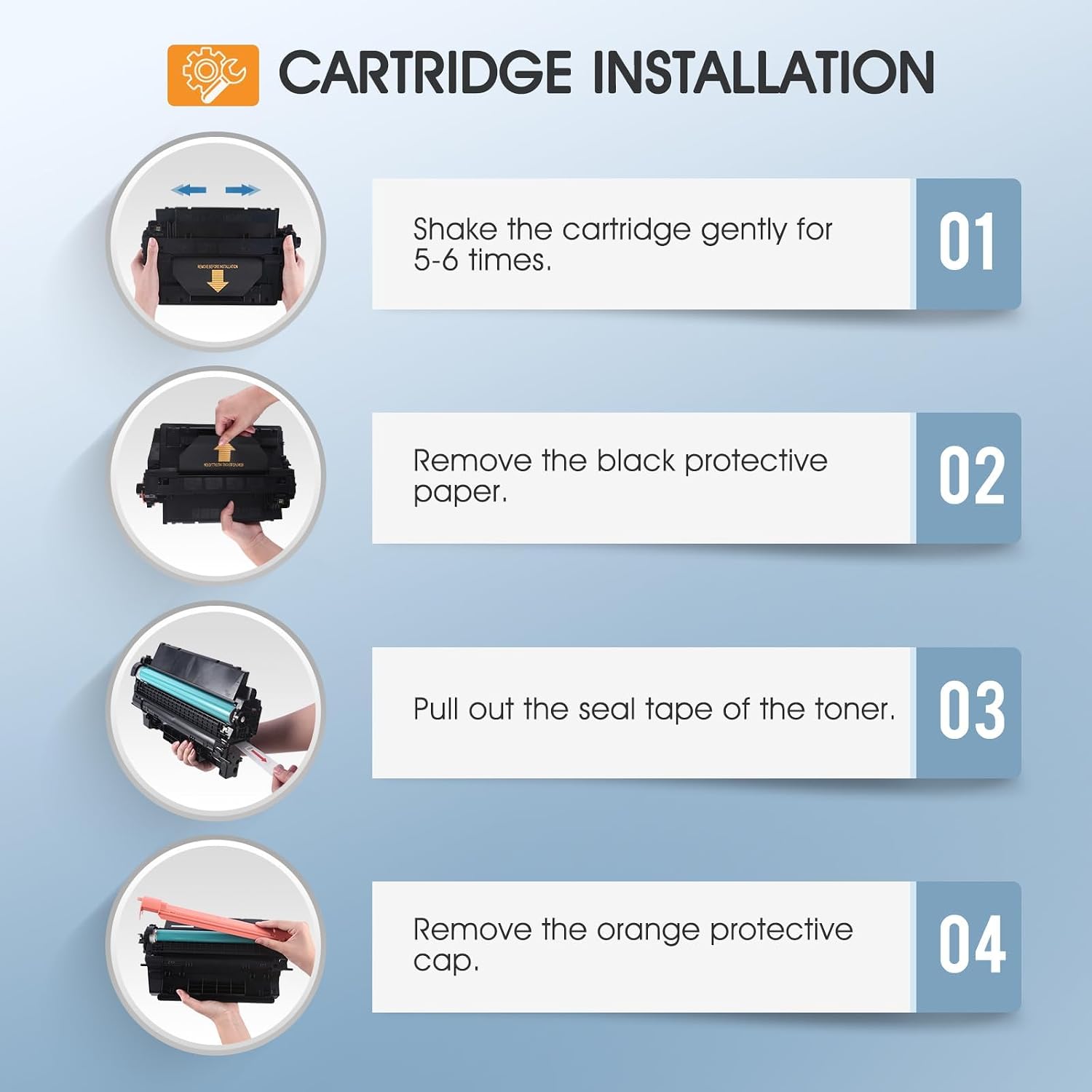 Detalle 1 de Cool Toner P3015 CE255X 55X Black Toner Cartridge, 2-Pack