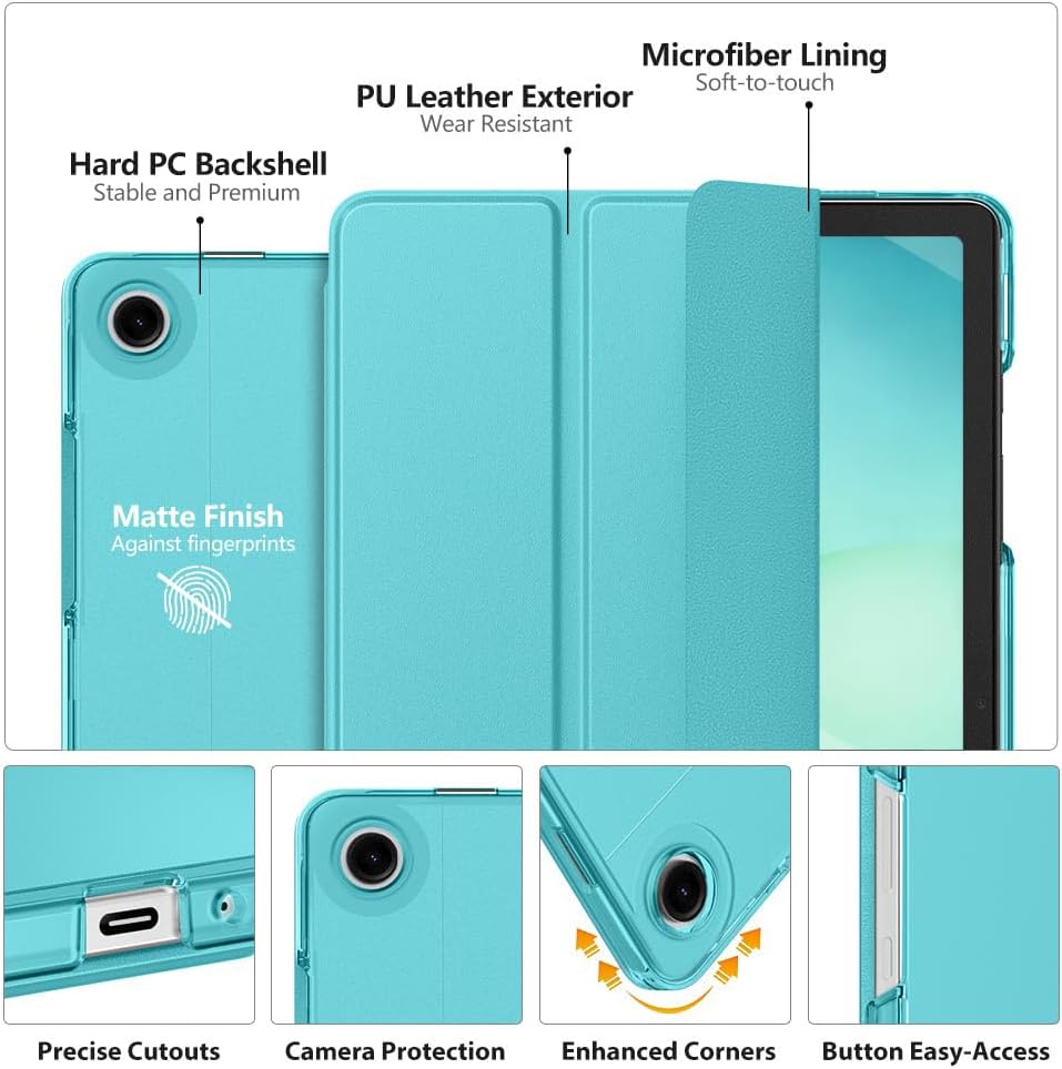 Detalle de MoKo Slim Stand Case for Samsung Galaxy Tab A11+ Plus / A9+ 11" (2025/2023)