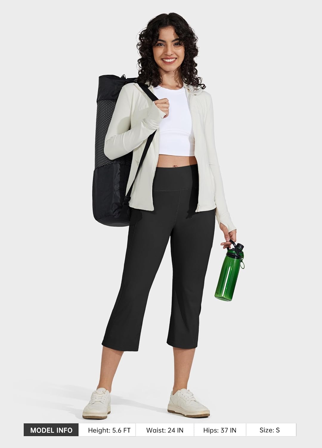 Thumbnail 6 de Willit Yoga Capris 21" High Waist