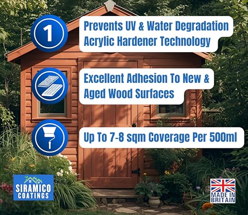 Thumbnail 2 de Siramico Hardener for Rottted Wood – 500ml Clear Deep Penetrating Wood Hardener