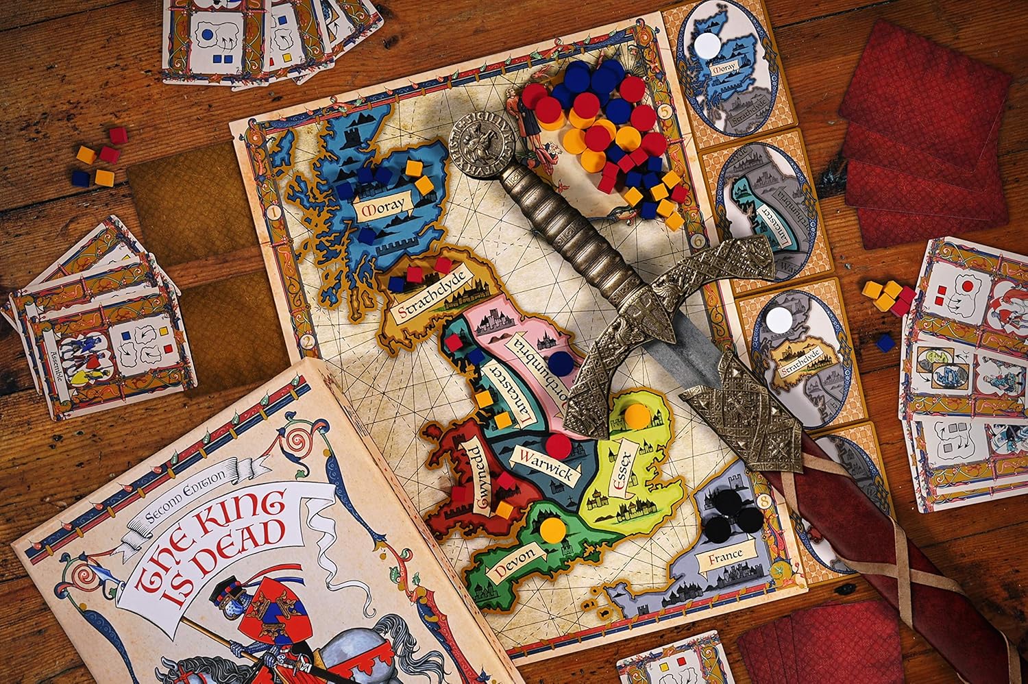 Thumbnail 1 de The King Is Dead : Struggles for Power in King Arthur's Court — jeu de stratégie 2 à 4 joueurs dès 14 ans