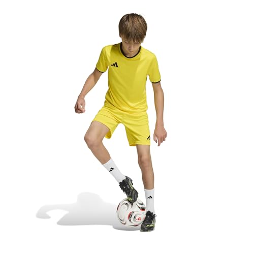 Detalle 2 de adidas Unisex Kids Entrada26 Shorts – Team Yellow/Black (7-8 Years)