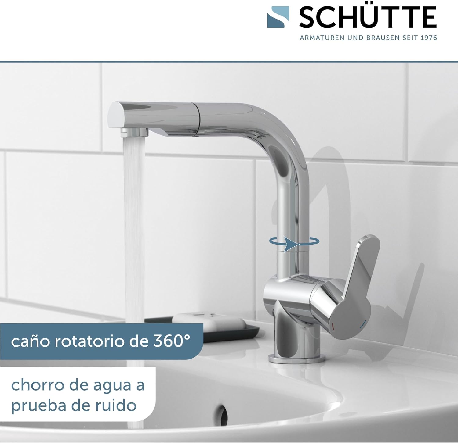 Thumbnail 2 de Schütte 79710 Grifo de Lavabo London 💧 Cromado