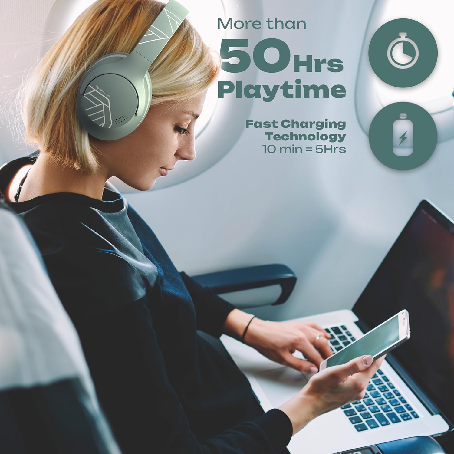 Thumbnail 3 de PowerLocus P3 Casque Bluetooth 50 h