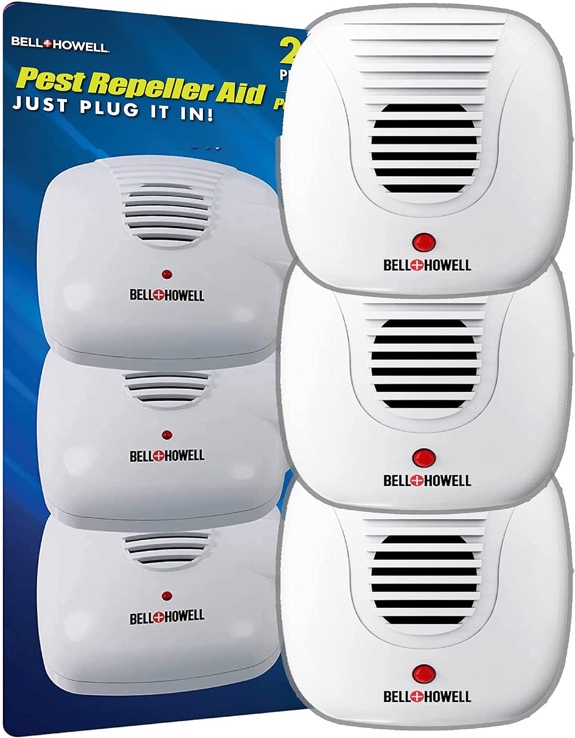 Detalle de Bell + Howell Ultrasonic Pest Repeller 3-Pack