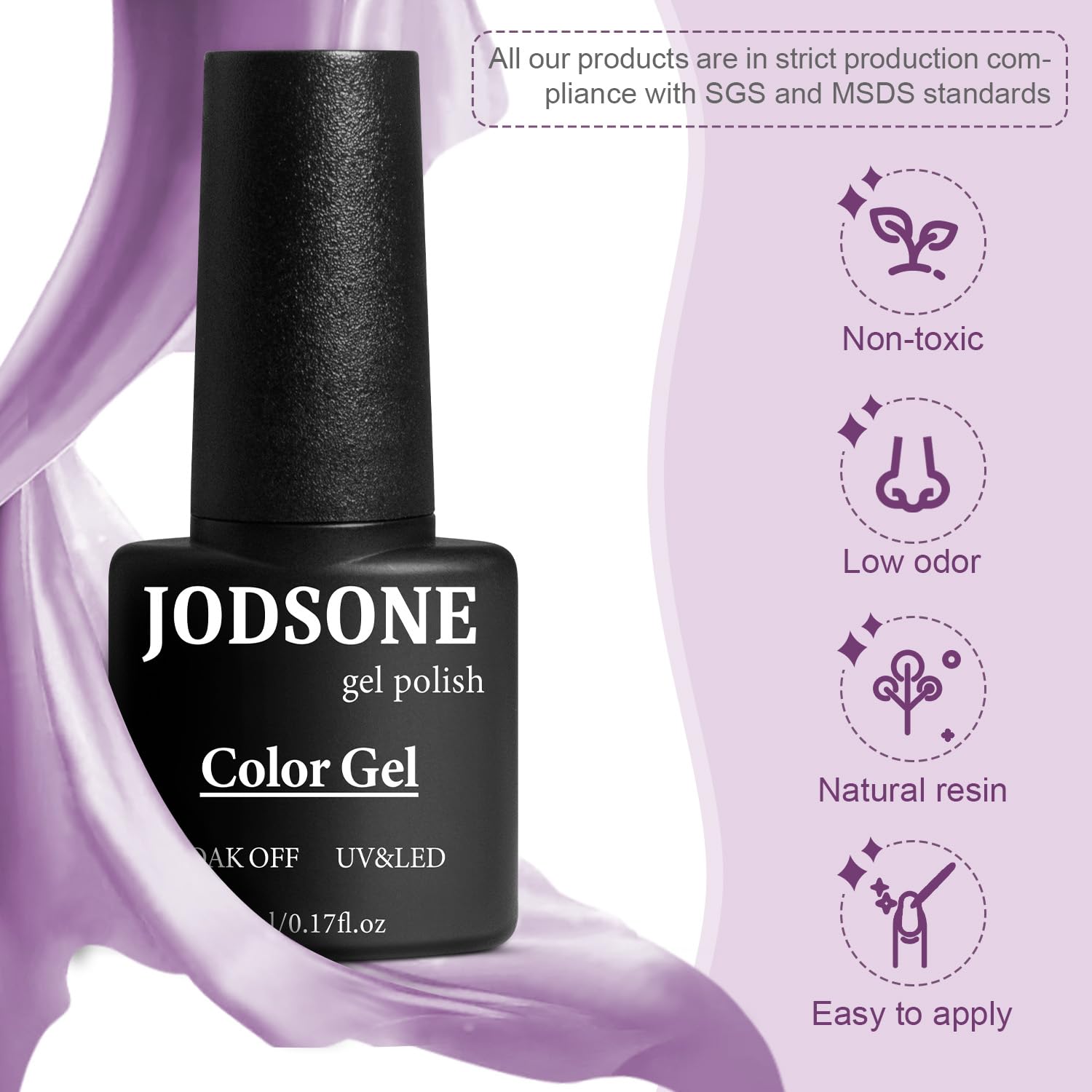 Detalle 2 de JODSONE 60-Piece Gel Nail Kit with UV Lamp