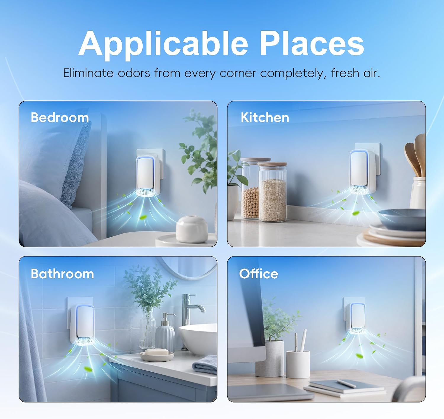 Thumbnail 6 de Plug-In Air Ionizer, 4-Pack