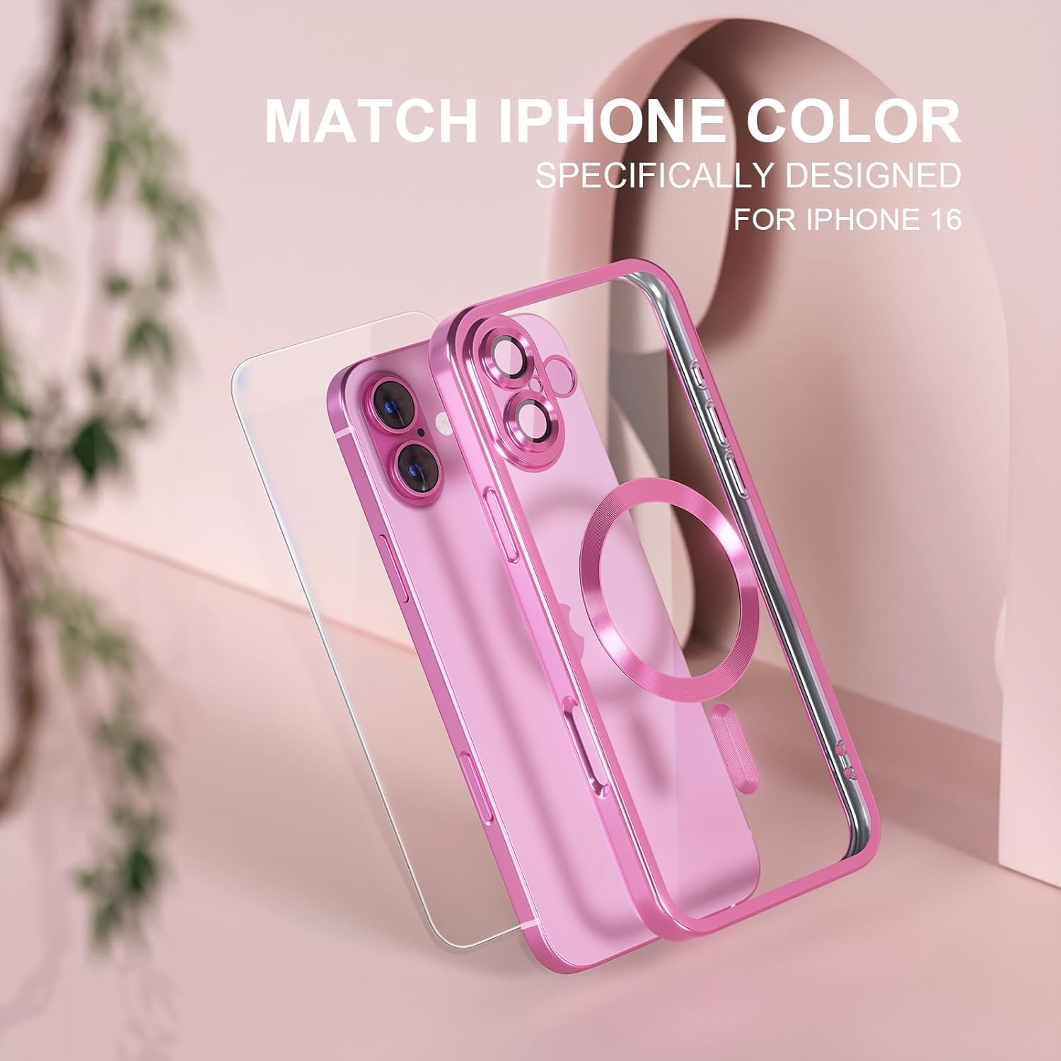 Thumbnail 6 de Misea iPhone 16 Magnetic Clear Case 6.1"