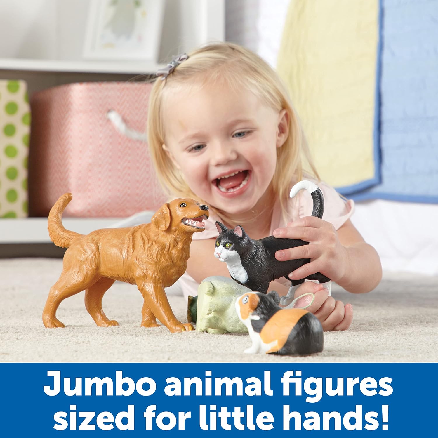 Thumbnail 1 de Learning Resources Jumbo-huisdierfiguren, 6-delige set