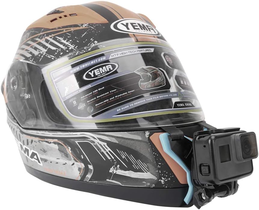 Detalle 2 de TELESIN Helmhalterung Motorrad 180° verstellbar