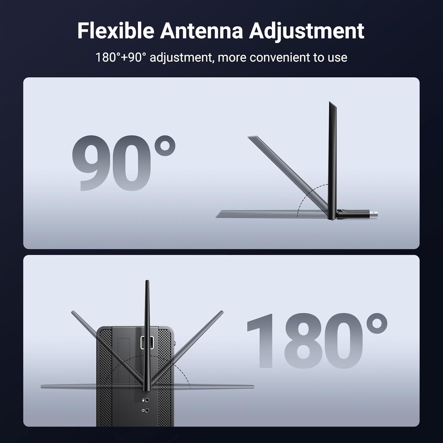 Thumbnail 6 de UGREEN AX900 WiFi 6 Dongle 900 Mbps