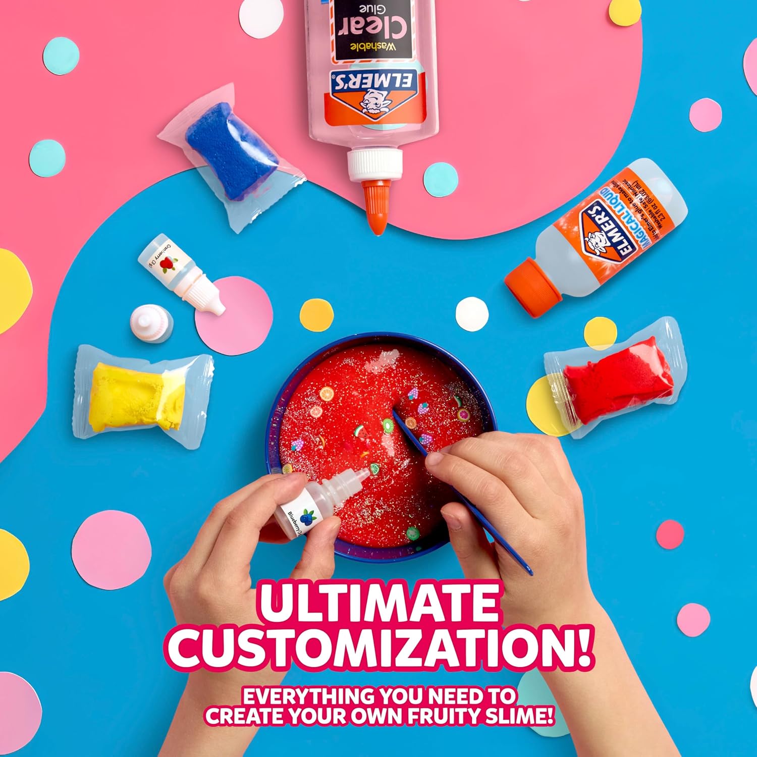 Detalle 2 de Elmer's Fruity Fusion Slime Kit 20‑piece 🎨