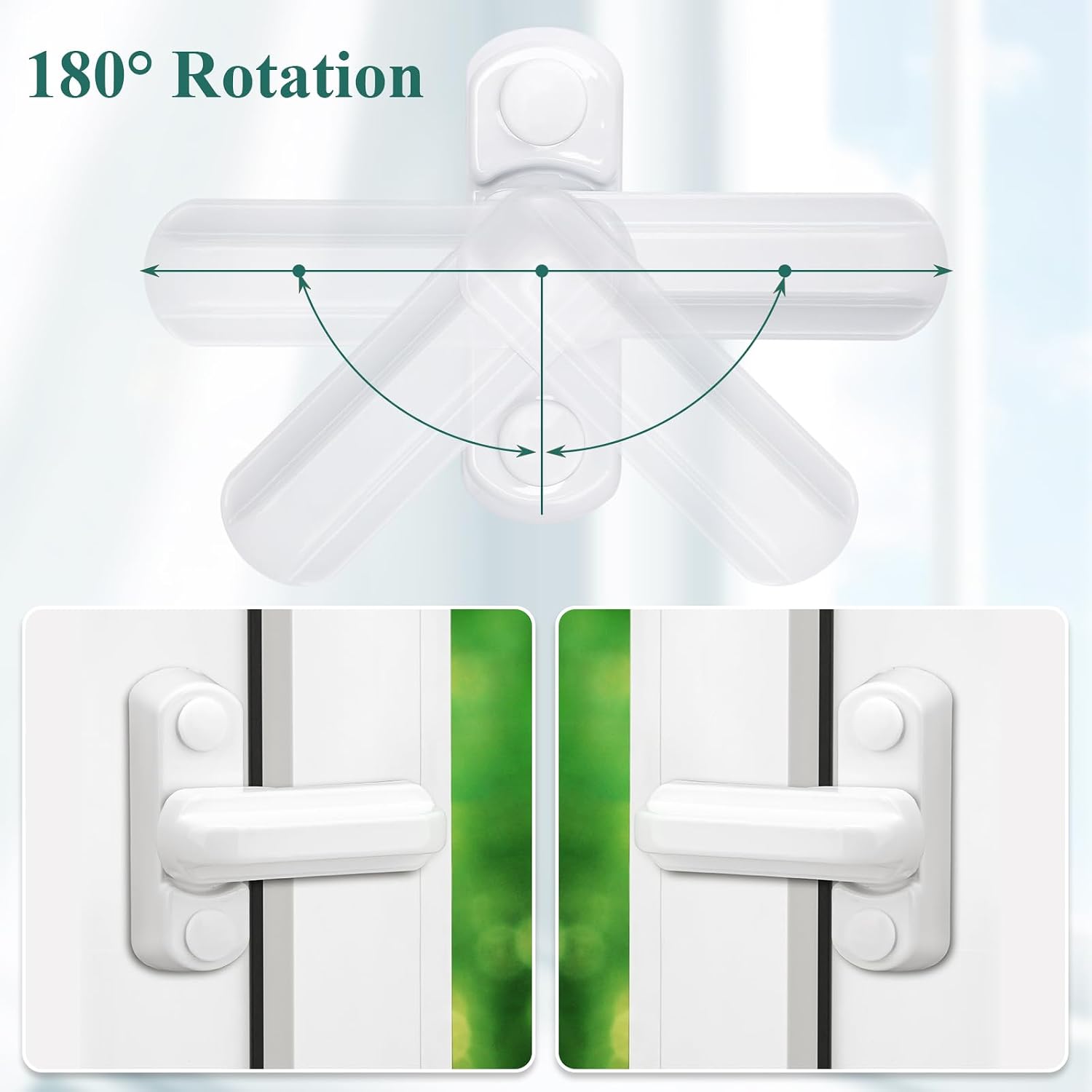 Thumbnail 2 de 8 Pack Sash Jammers for Upvc Doors and Windows