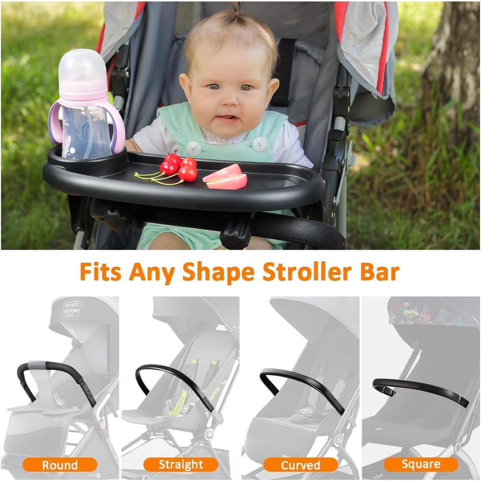 Thumbnail 6 de OSDUE Baby Stroller Snack Tray (3-in-1) with Cup Holder and Removable Food Tray