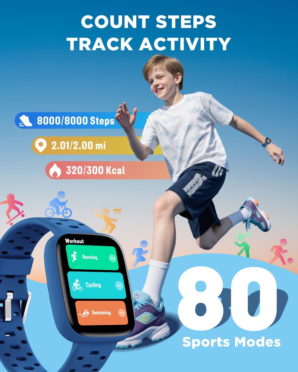 Thumbnail 5 de BIGGERFIVE Kids Smart Watch 1.8" AMOLED