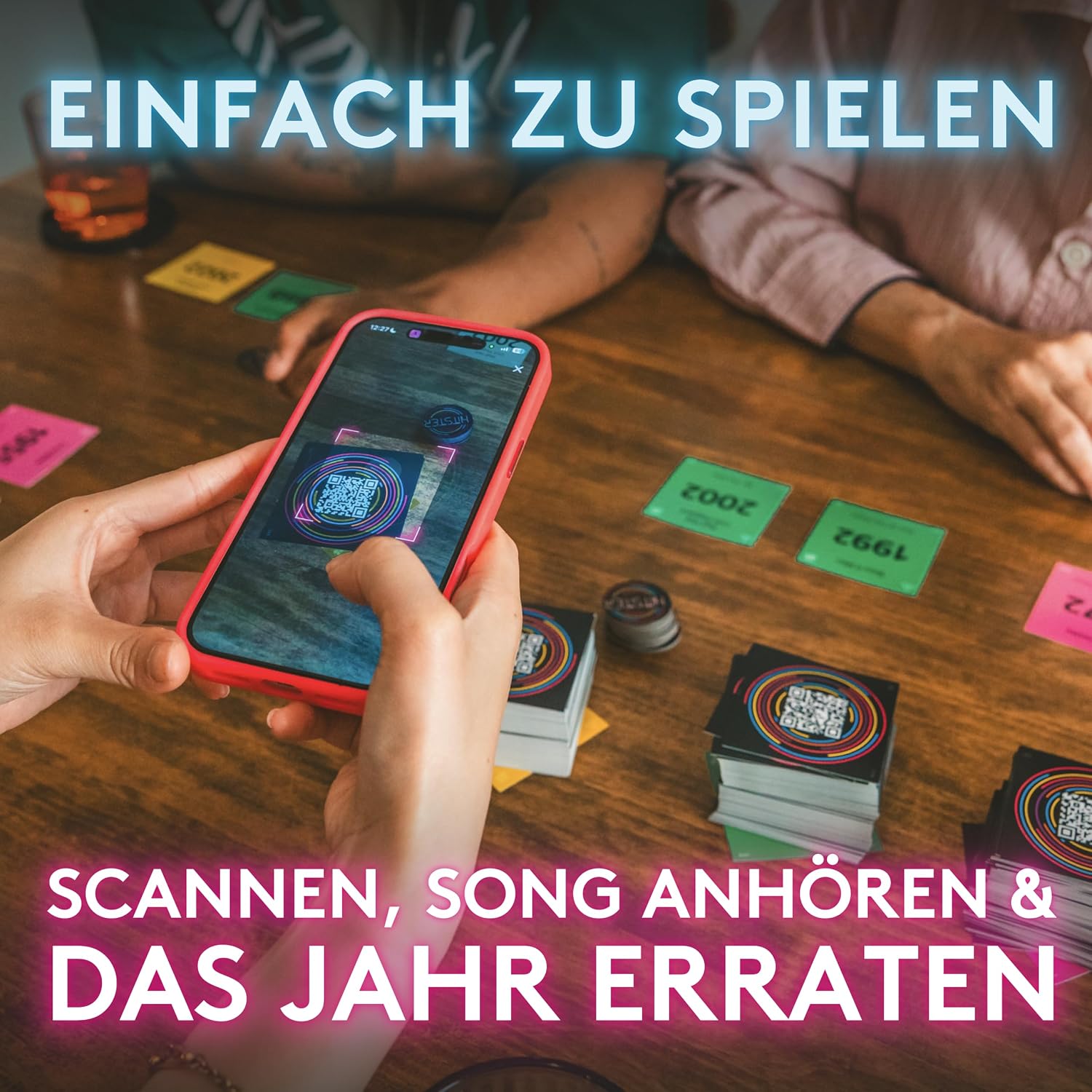 Thumbnail 4 de Hitster Battle of the Generations – Musik‑Party‑Brettspiel mit 420+ Songs