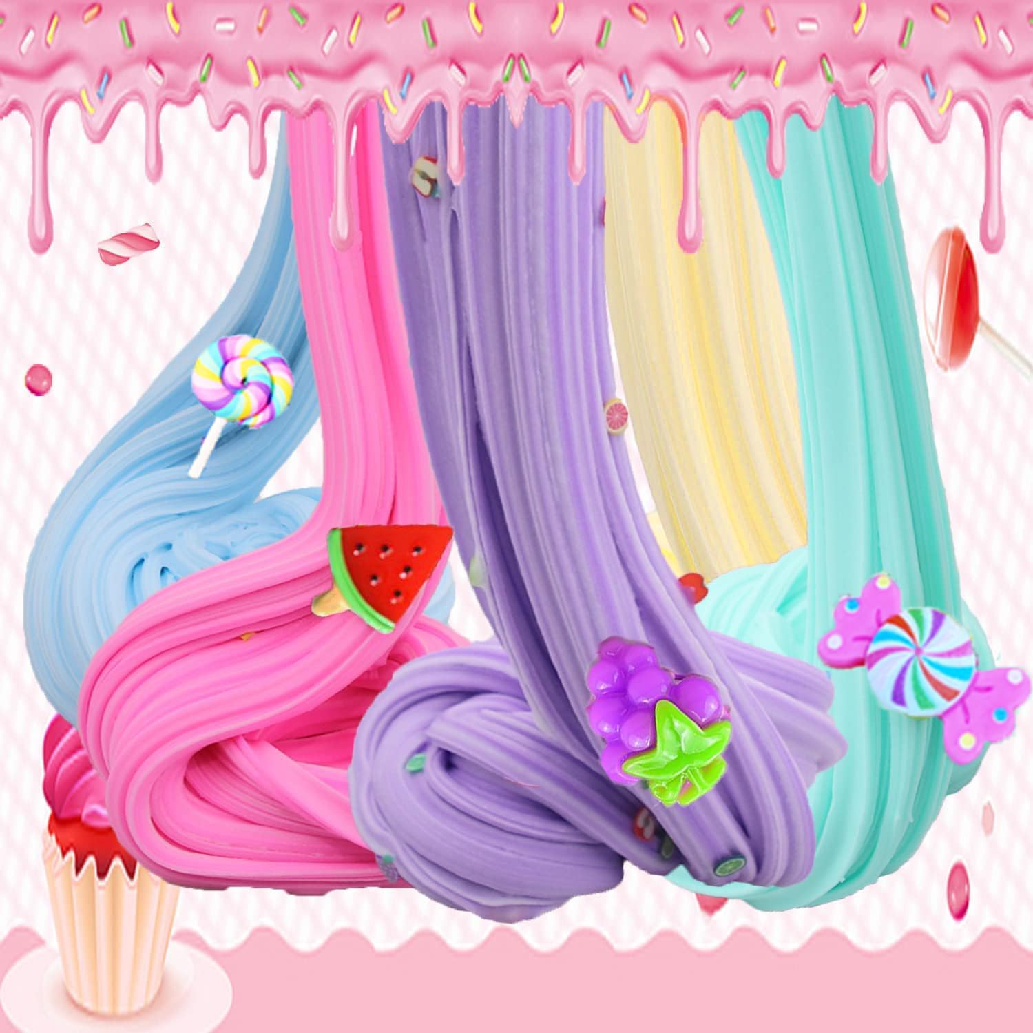 Detalle 2 de LKAXYTP 24 Pack Butter Slime Kit party favors