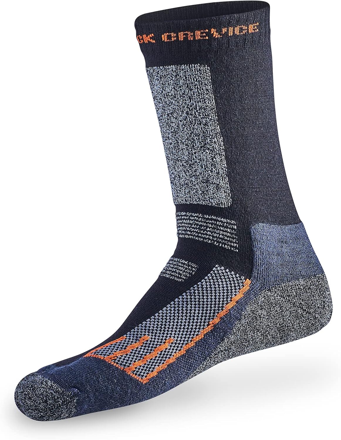 Detalle 1 de Black Crevice Merino Calzini da outdoor
