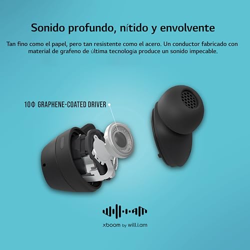 Detalle 2 de LG xboom Budslite Auriculares inalámbricos con cancelación de ruido