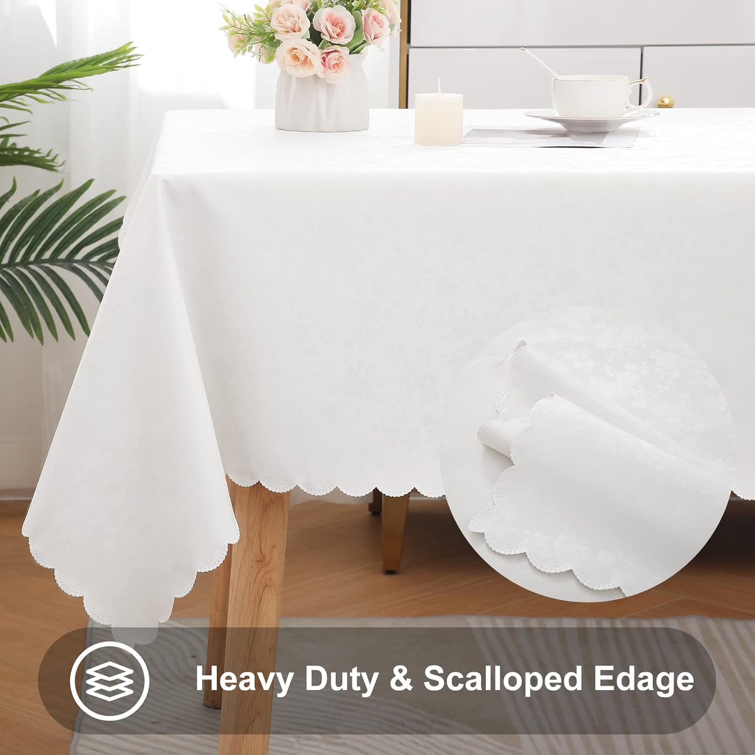 Thumbnail 4 de Smiry Rectangle Table Cloth 60" x 84" 🍽