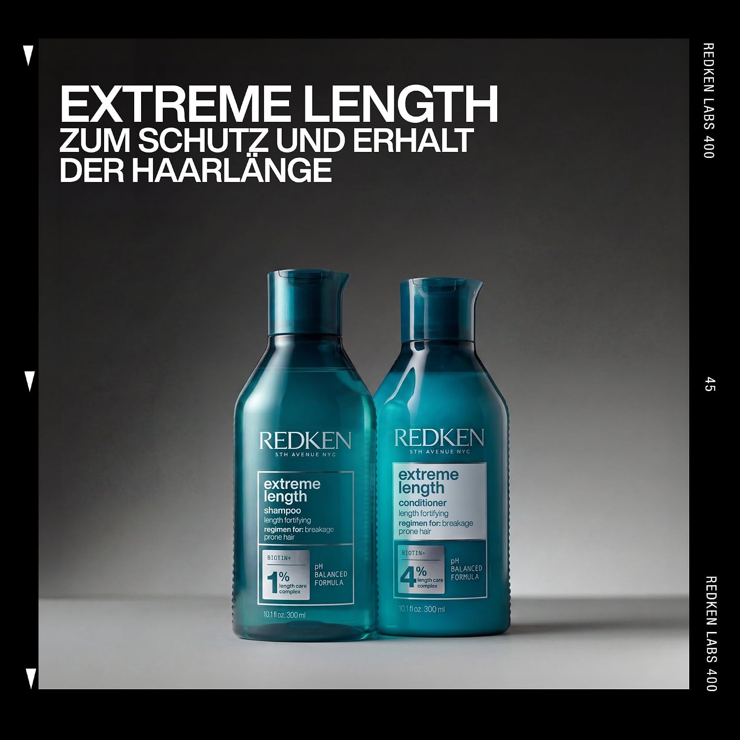 Thumbnail 6 de Redken Extreme Length Shampoo mit Biotin gegen Haarbruch – für lange & starke Haare (1 x 300 ml)