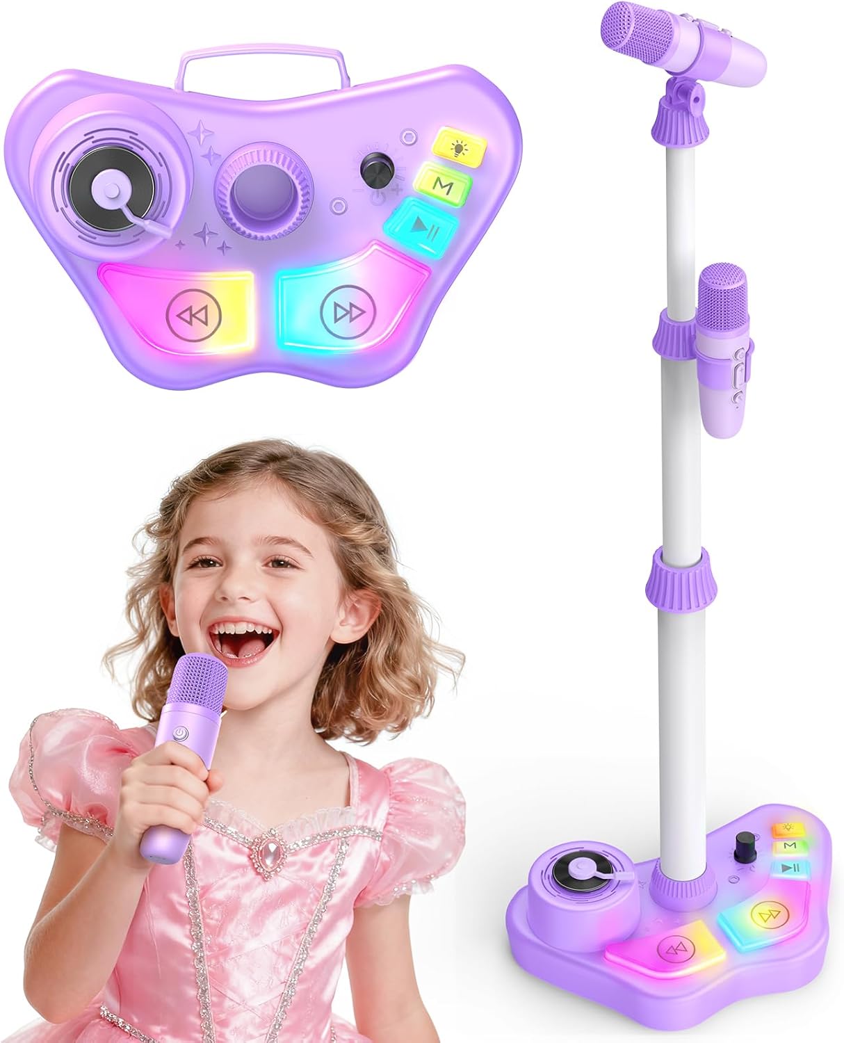 Detalle de Dislocati Micrófono Infantil con Soporte Ajustable