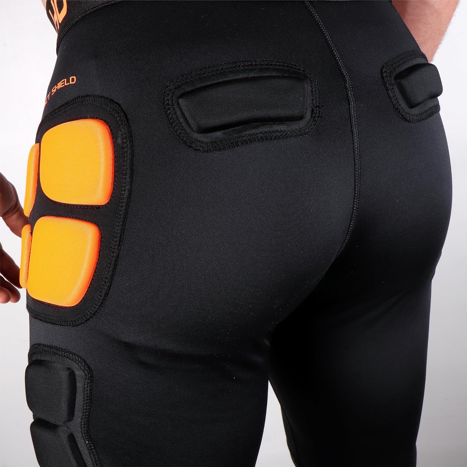 Detalle de HO Soccer Short Impact Shield Sr – spodenki bramkarskie uniseks, slim fit
