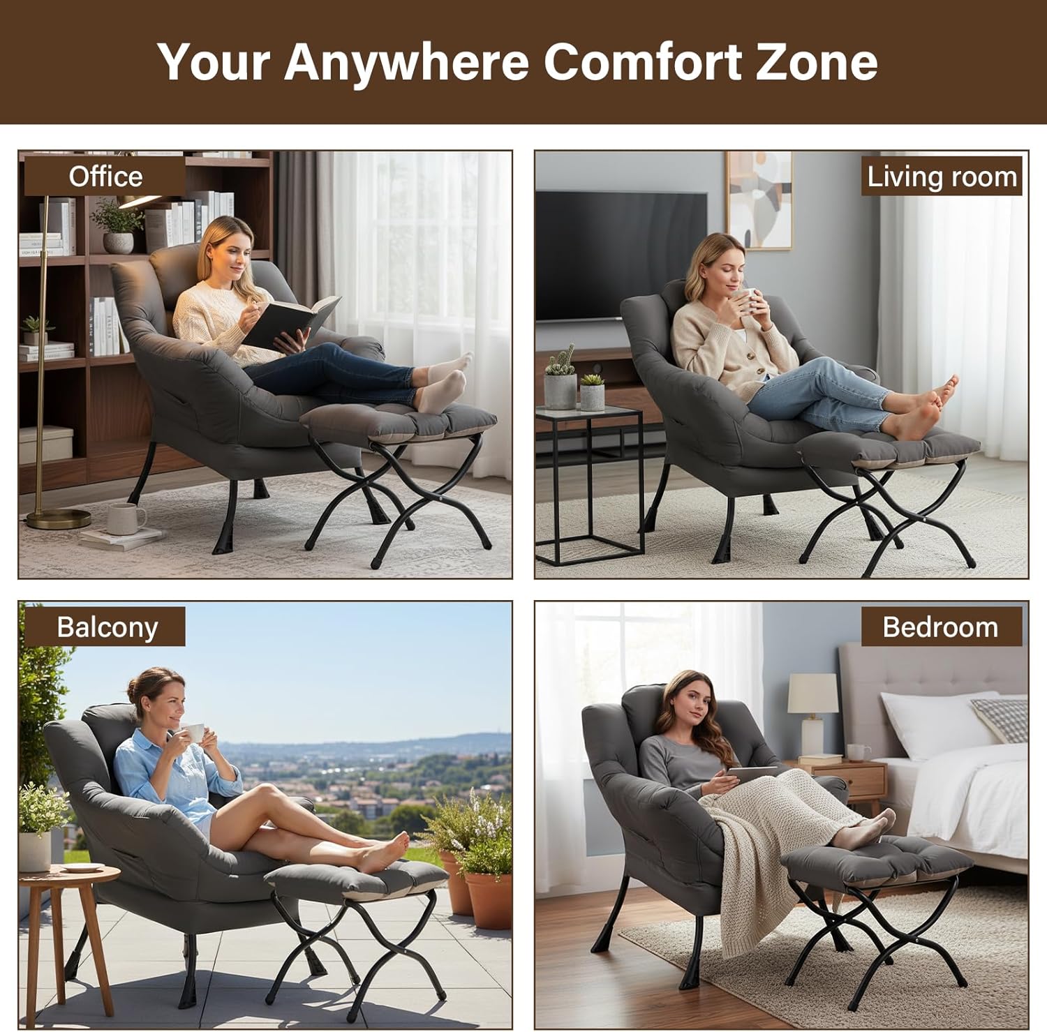 Thumbnail 6 de Welnow Lazy Chair 400 lb