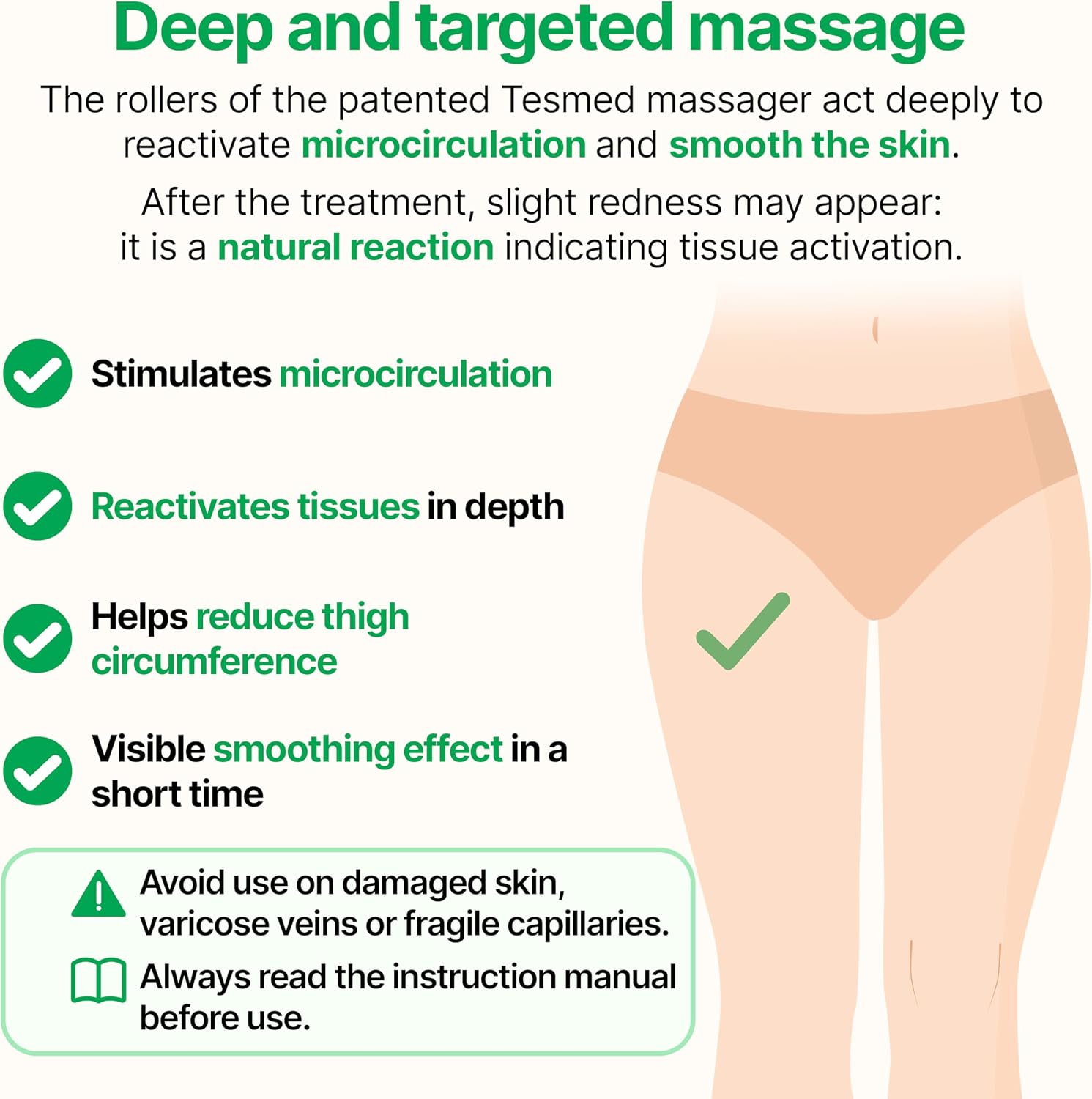 Thumbnail 6 de TESMED Cellulite Manual Massager 9–38 cm