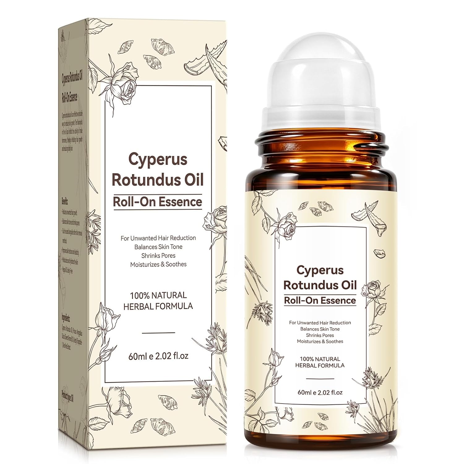Detalle de KQUFTQML Hair Removal Serum Roll-On, 2.02 Oz