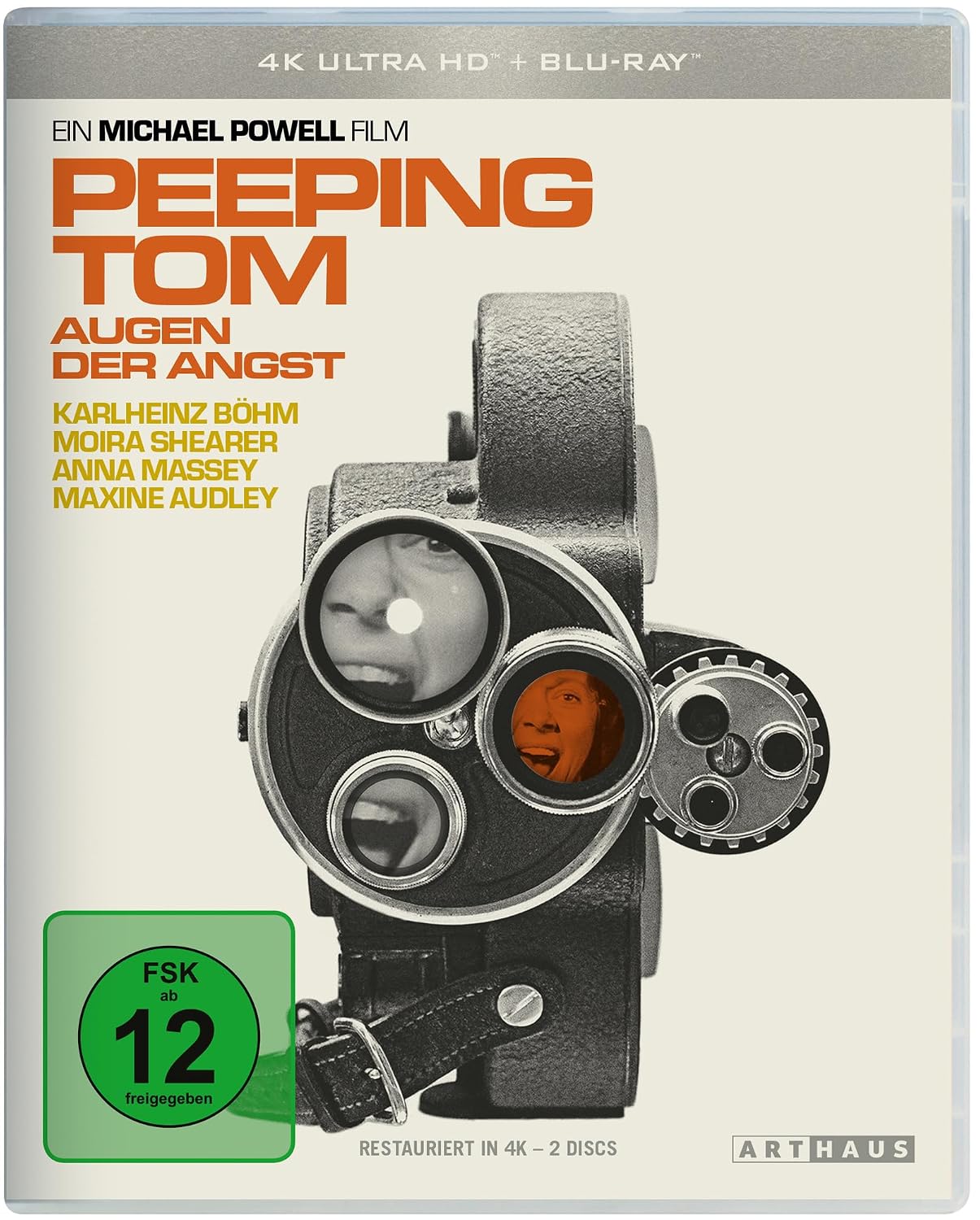 Detalle de Peeping Tom – Augen der Angst (Collectors Edition) 4K Ultra HD + Blu-ray | Studiocanal