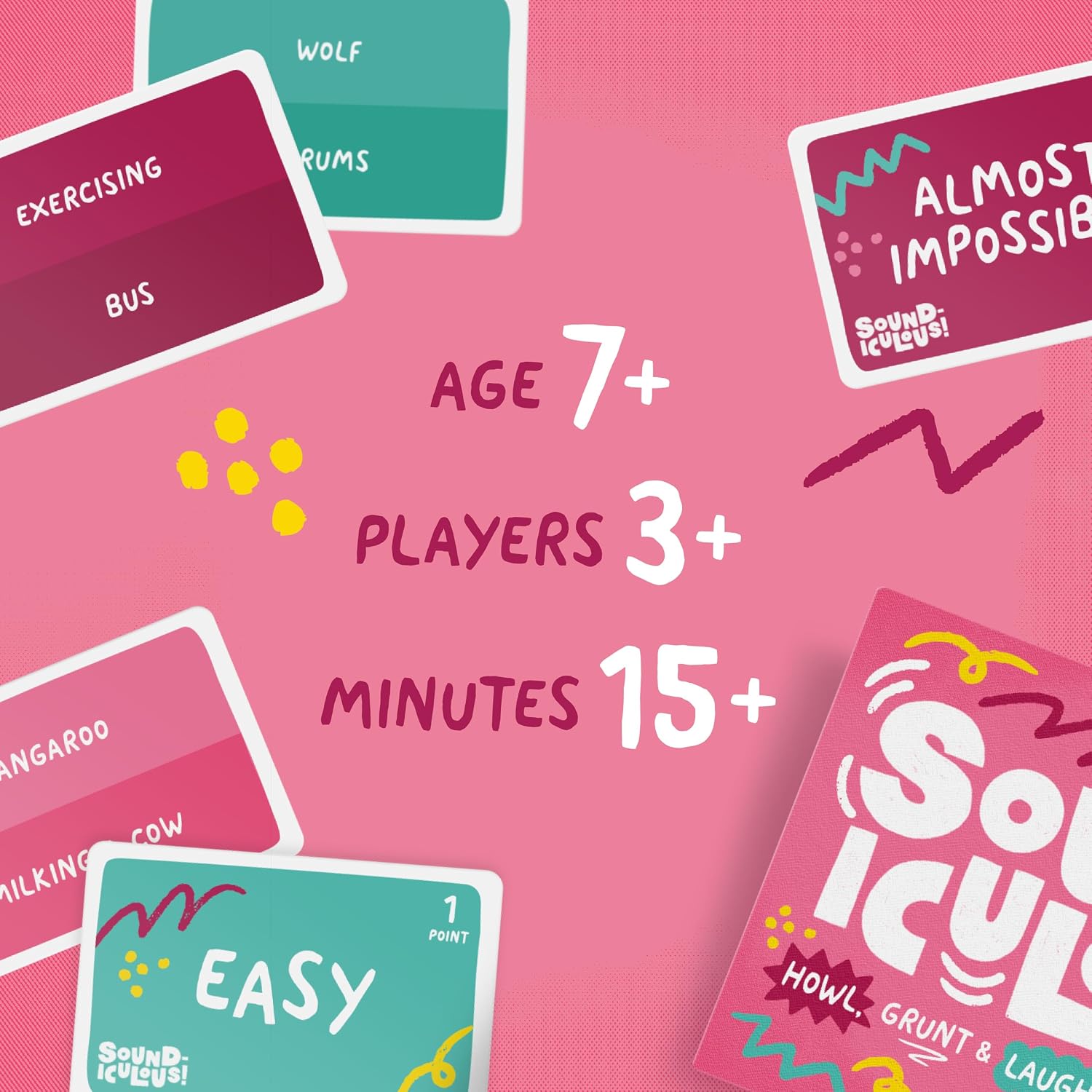 Detalle 2 de Gamely Soundiculous pocket party game of hilarious sounds