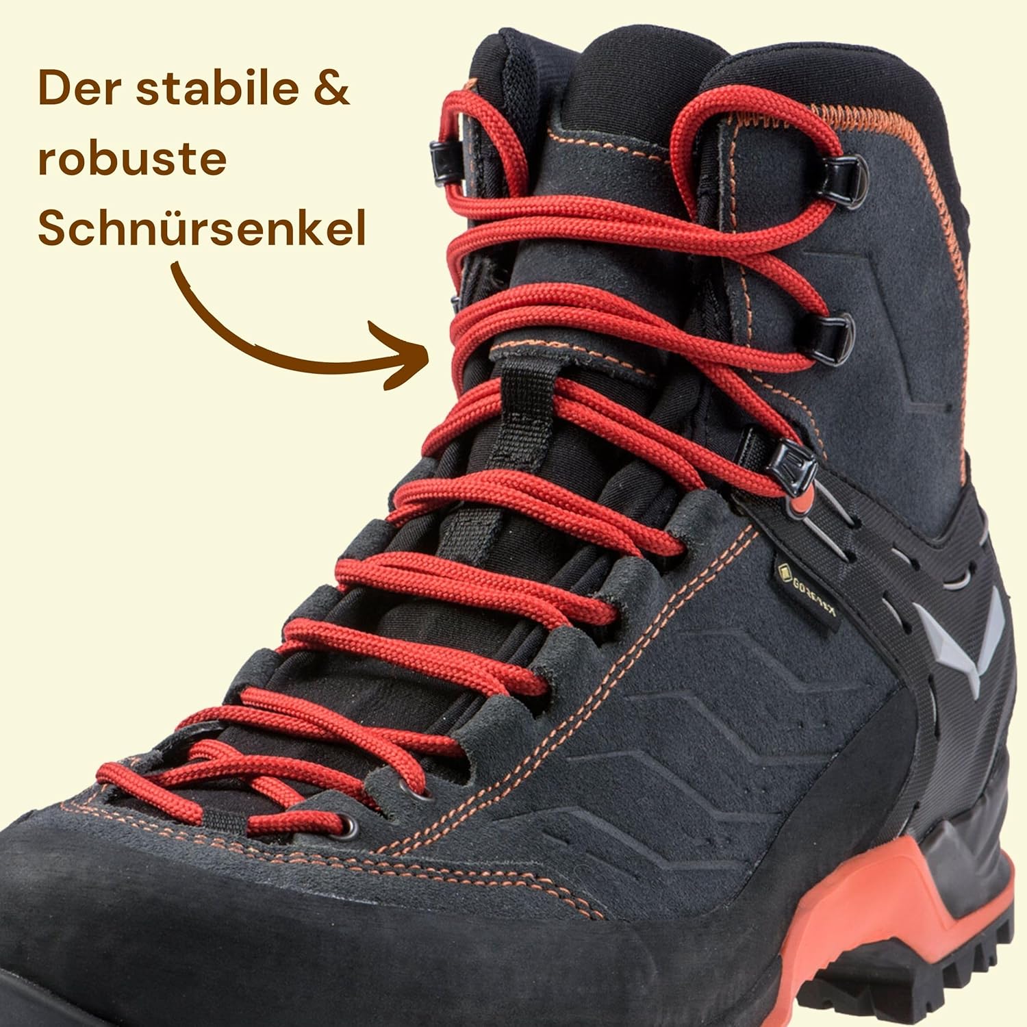 Thumbnail 2 de Mount Swiss Schuhbänder rund Ø 4,5 mm – Premium Schnürsenkel aus Polyester, 70–220 cm