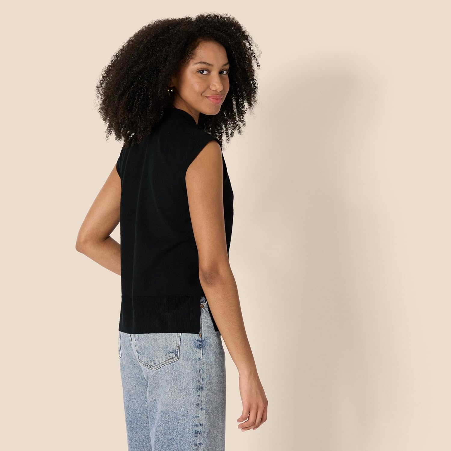 Thumbnail 1 de Amazon Essentials Damen Pullover Regular-Fit mit Flügelärmeln und Stehkragen