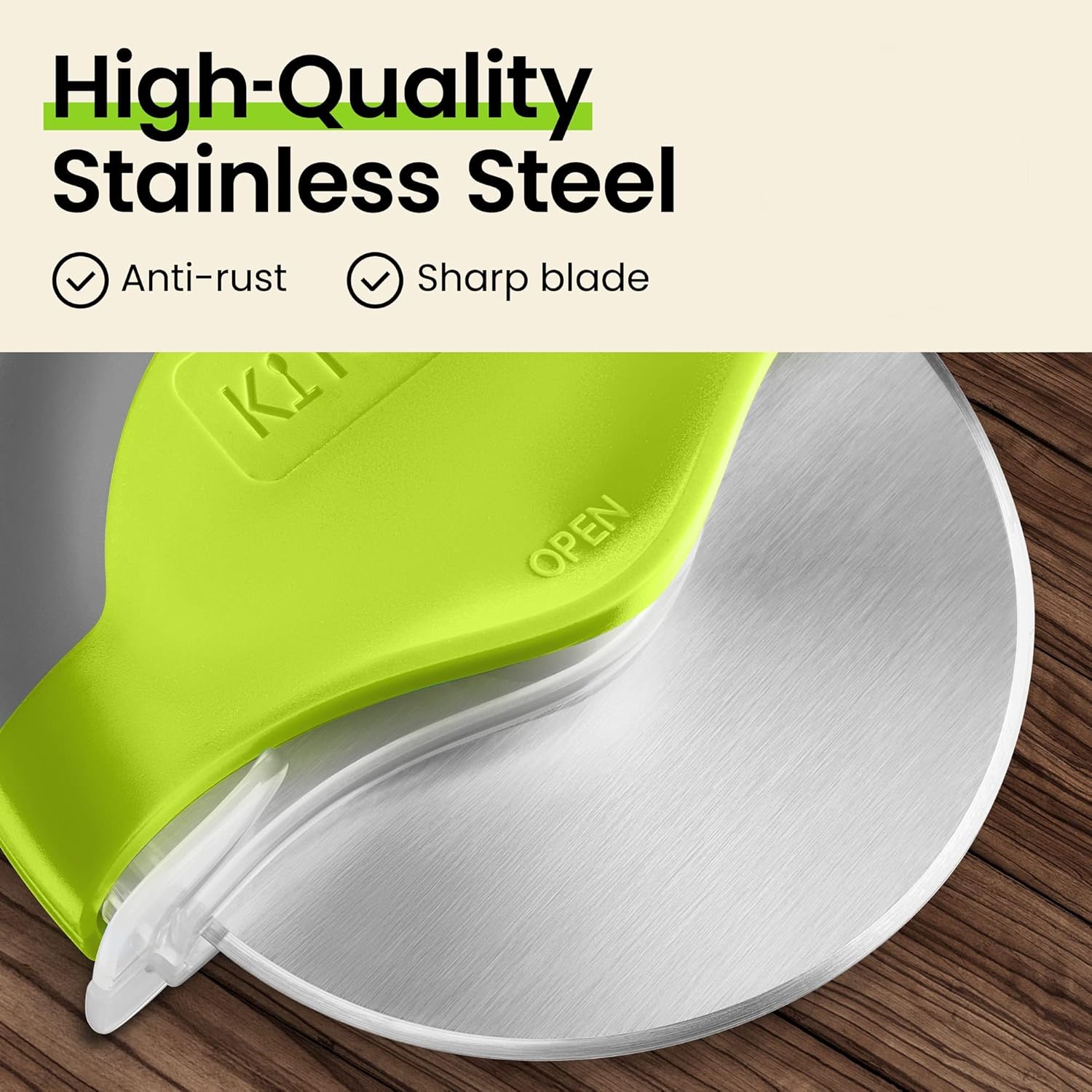 Thumbnail 5 de KITCHY Pizza Cutter Wheel pizza cutter 🍕