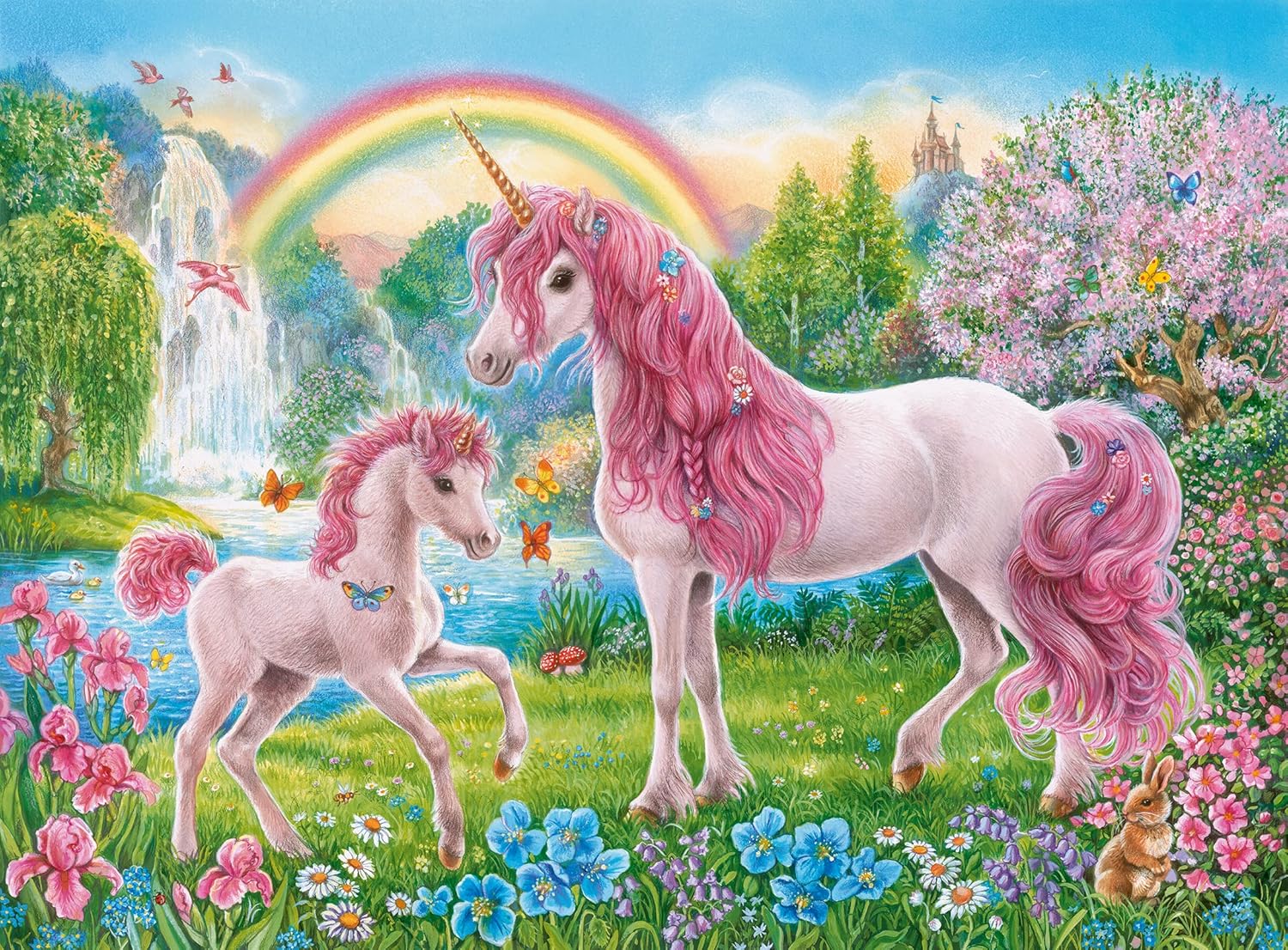 Detalle 2 de Ravensburger Magische Einhörner 13698 Puzzle 100