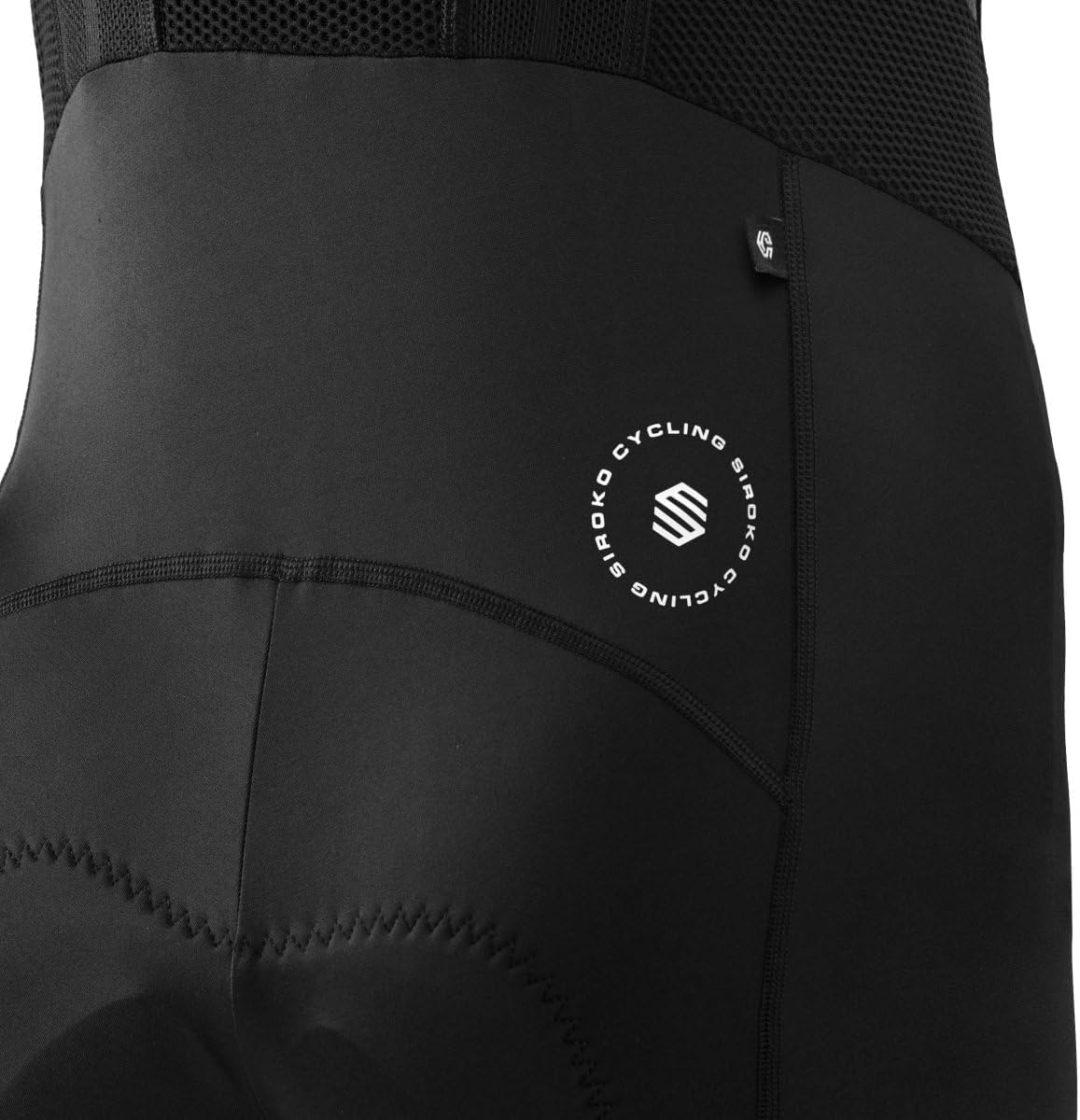 Thumbnail 5 de SIROKO Kurze BX Fahrrad-Trägerhose Herren Mehrbahnenschnitt Ultrafit Premium-Sitzpolster