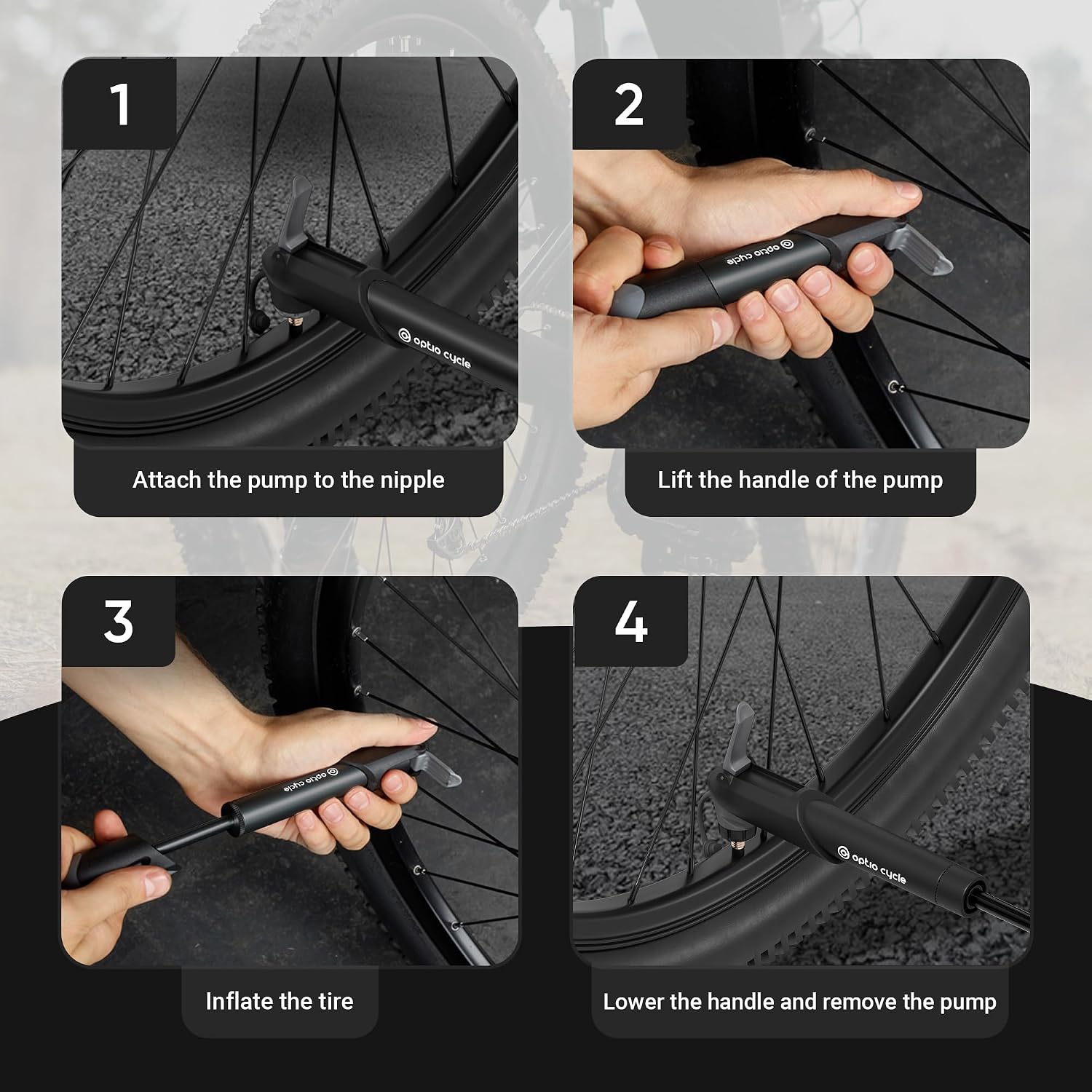 Thumbnail 3 de Mini Bike Pump 120 PSI 8.3 Bar