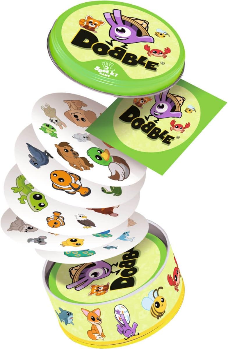 Detalle 2 de Asmodee Dobble Animals card game 15 min