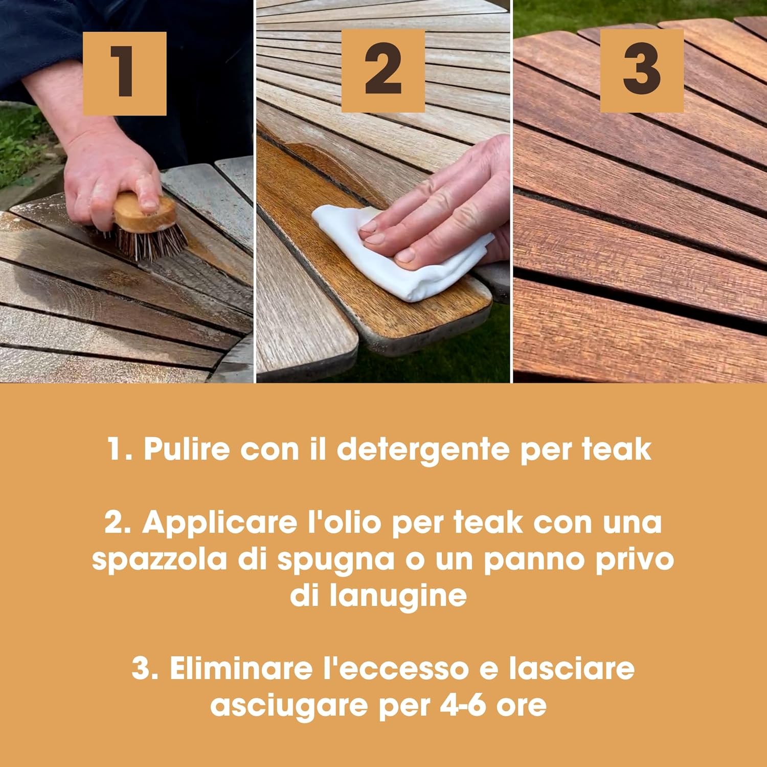 Detalle de Furniture Clinic Olio per Teak 2,5 L