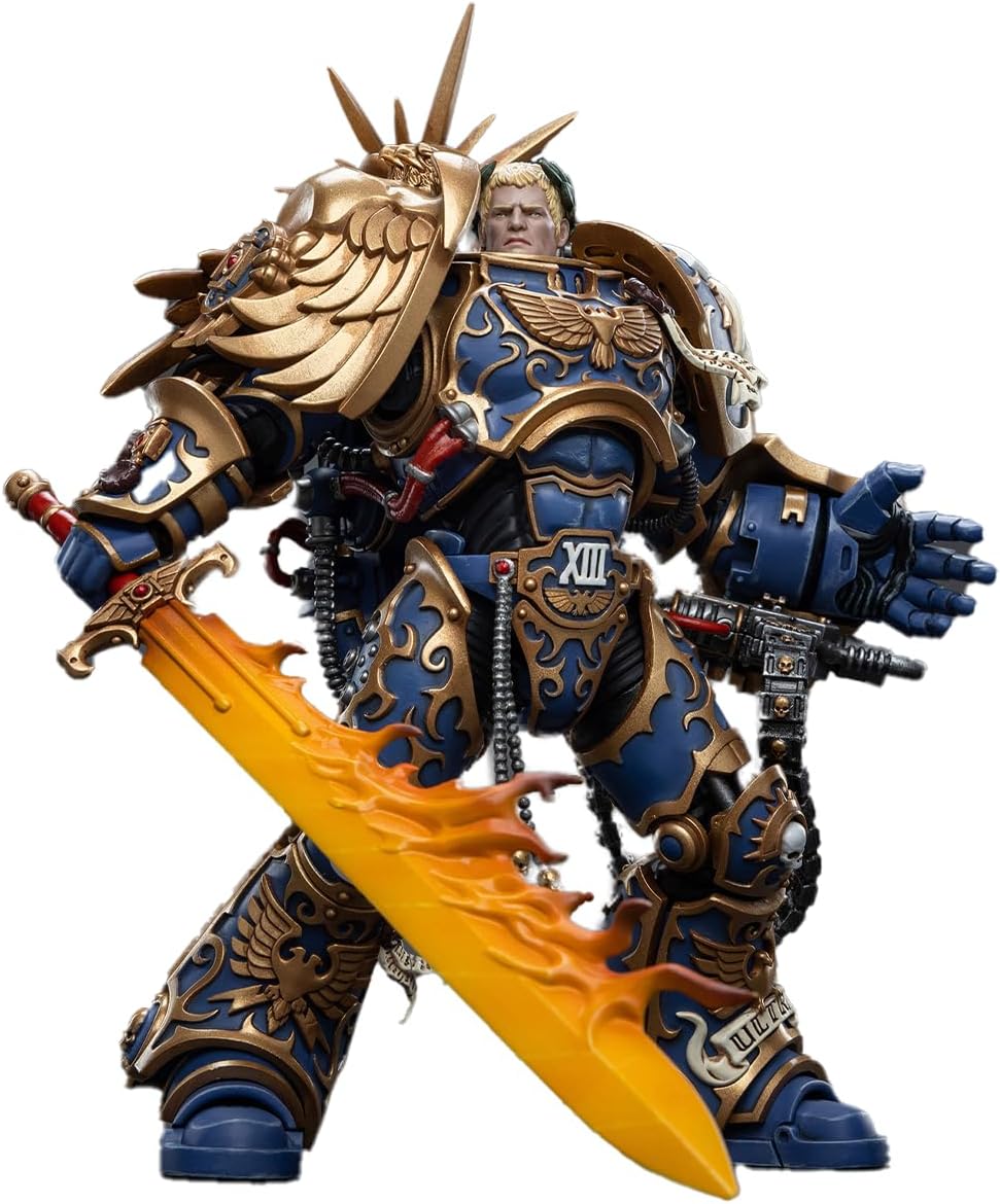 Detalle 2 de JOYTOY 7-inch Ultramarines Primarch Roboute Guilliman Action Figure (Warhammer 40K) 1/18