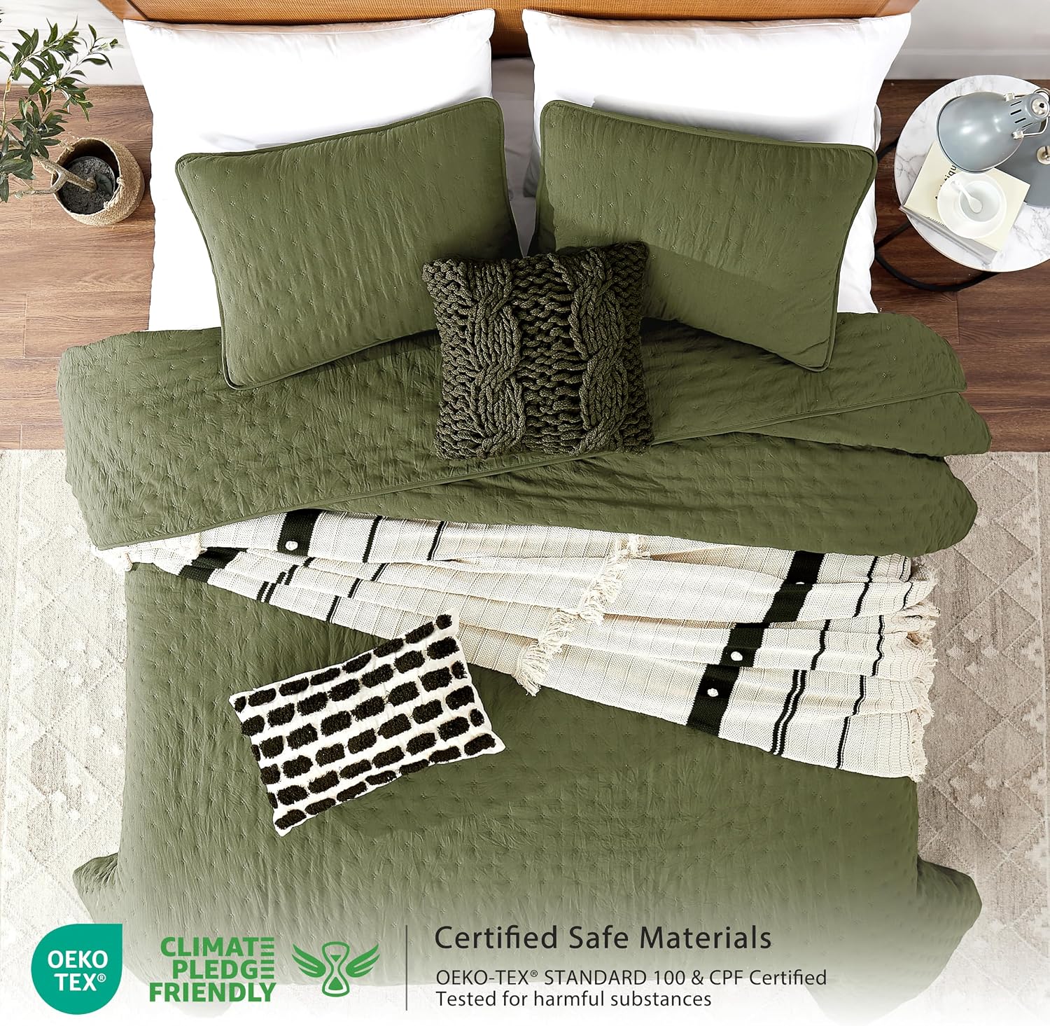 Detalle 2 de ROARINGWILD Twin Quilt Set, 68 x 90 Inches
