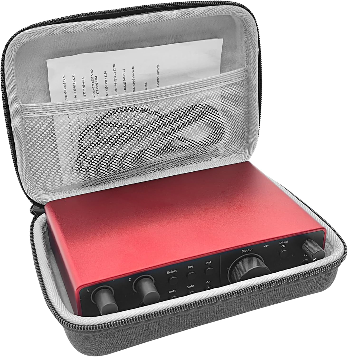 Thumbnail 1 de Musiin Audio Interface Case for Focusrite Scarlett 2i2 4th Gen & Roland AIRA: Portable Protection