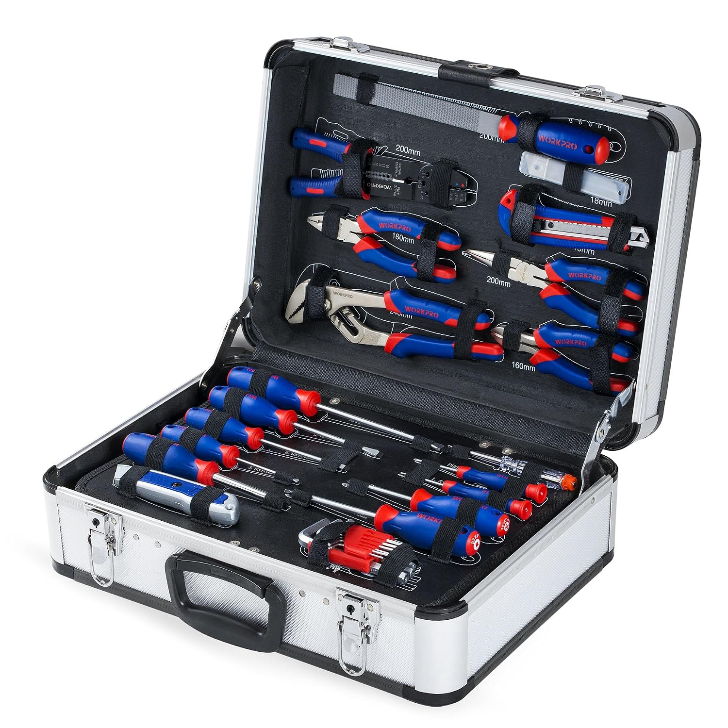Detalle de WORKPRO Caisse à Outils 119 pièces