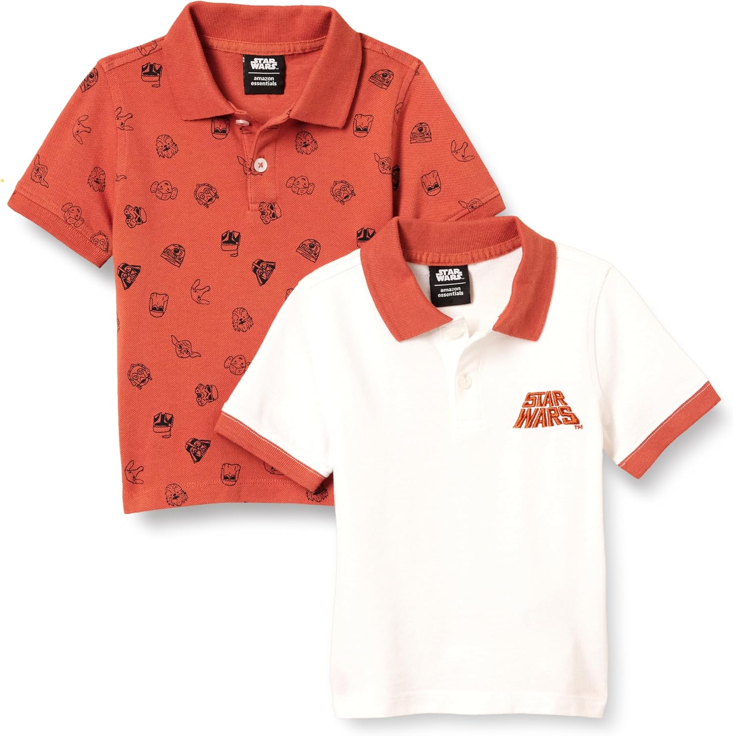 Detalle 2 de Amazon Essentials Boys' Short-Sleeve Polo Pack of 2