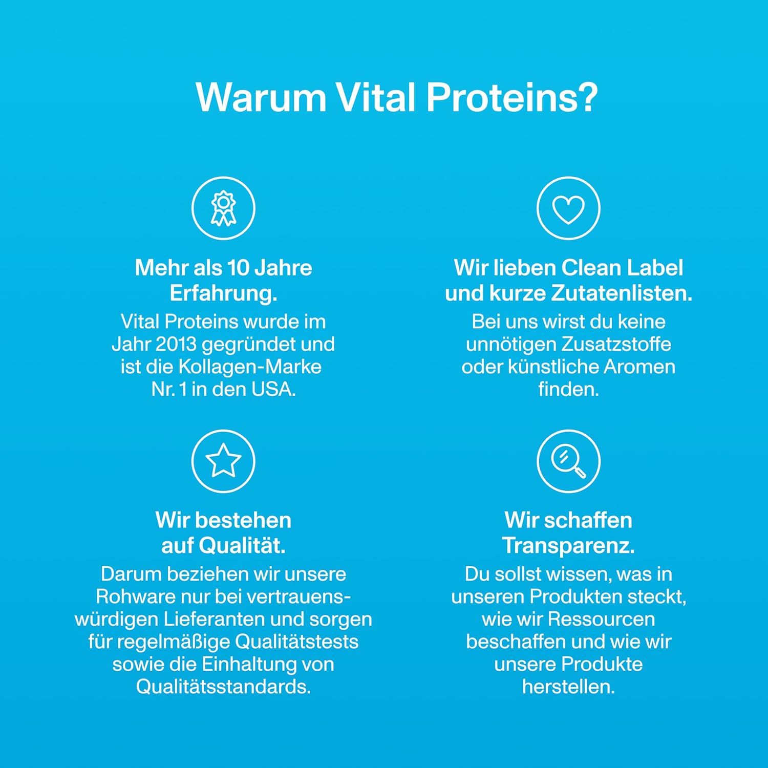 Detalle 2 de Vital Proteins Collagen Peptides 264 g – reine Kollagen-Peptide (Typ 1 & 3), geschmacksneutral