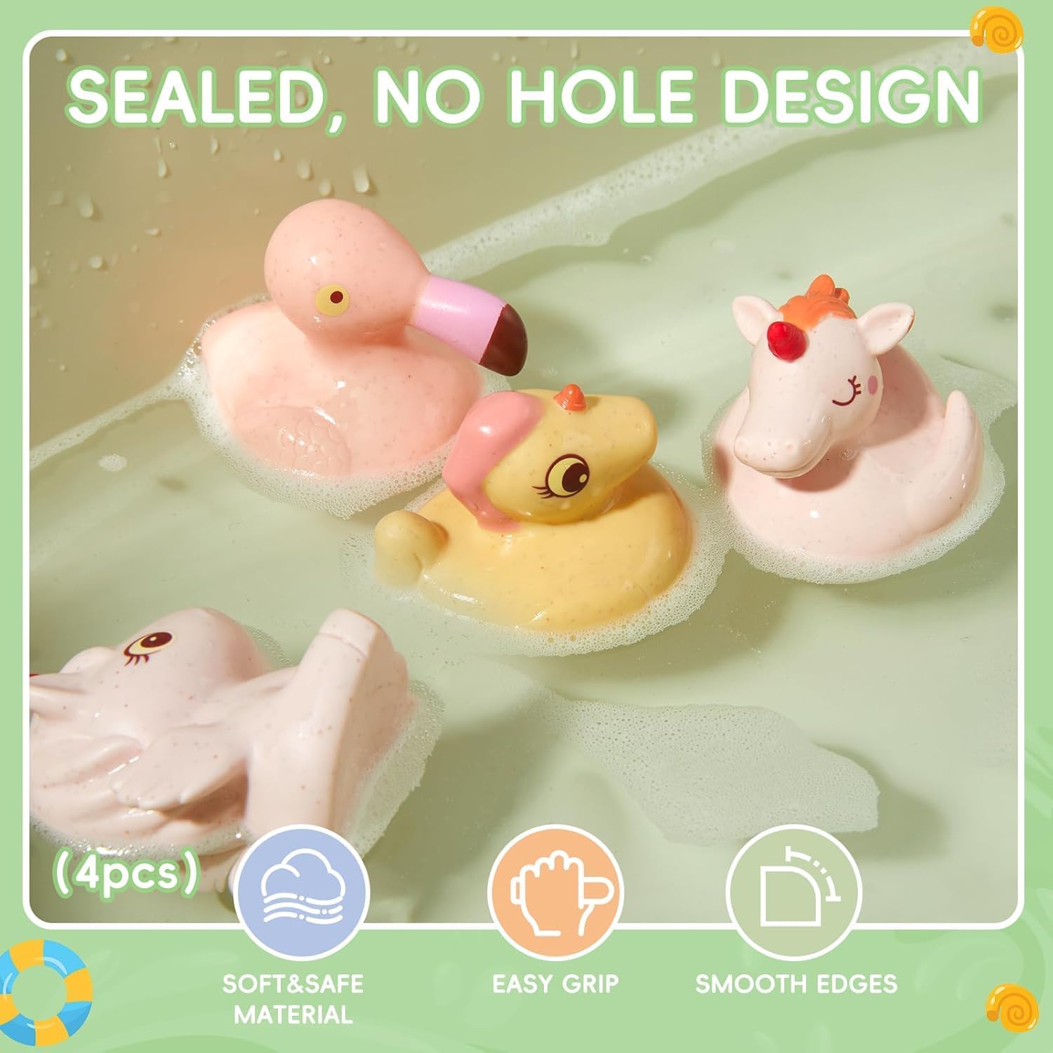 Thumbnail 4 de Baby Bath Toys for 1–4 Years: 15‑Piece Mold‑Free Set for Safe Water Play