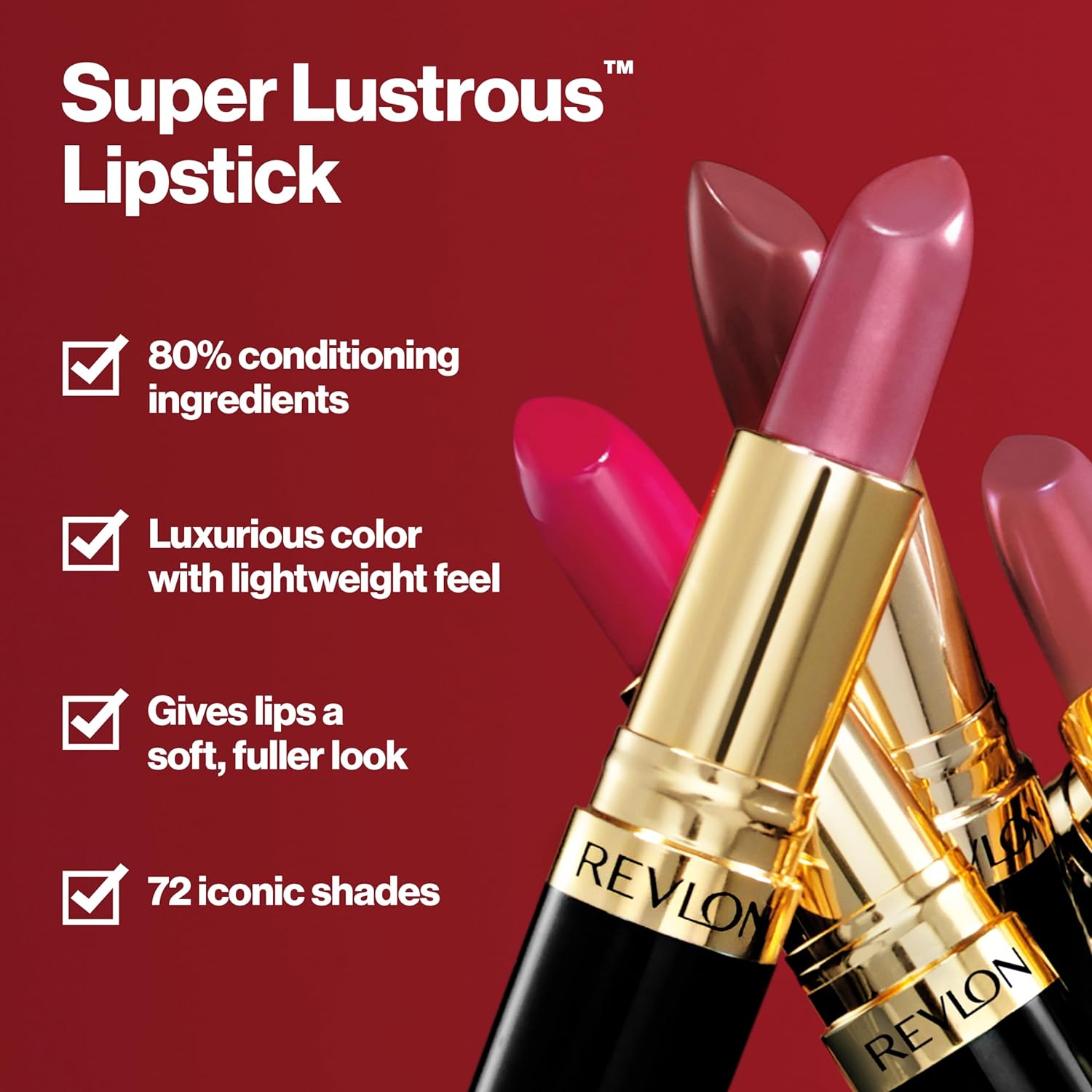 Detalle de Revlon Super Lustrous Lipstick in Pink Pearl, Sky Line Pink (025)